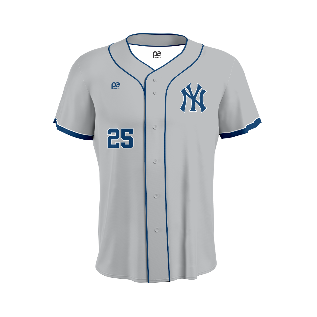 BASEBALL FULL BUTTON JERSEY
